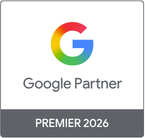 Selo Google Partner Premier 2026
